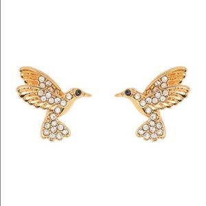 Kate Spade ♠️ NWT Gold Hummingbird Earrings